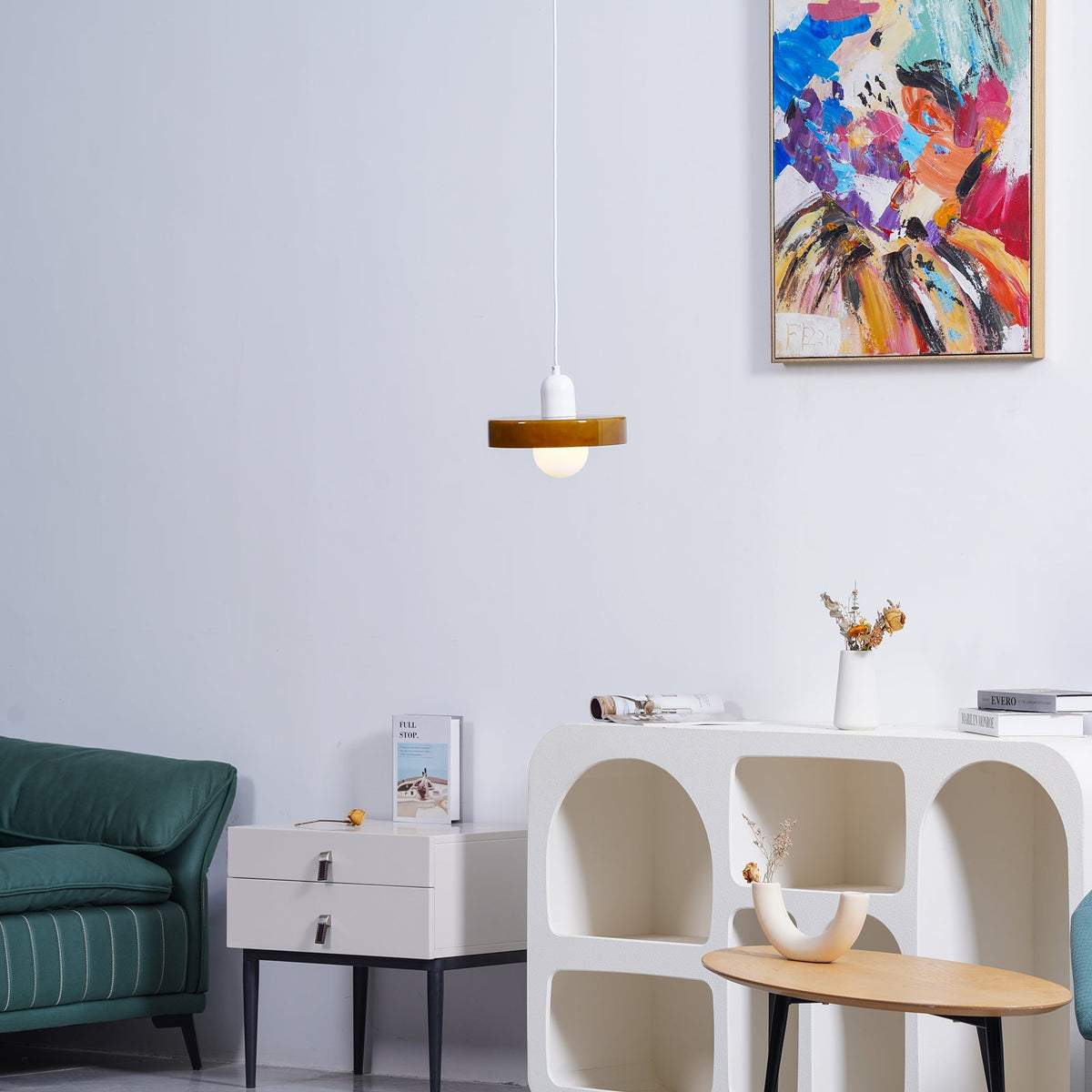 Elegant Glass LED Ceiling Light Fixture