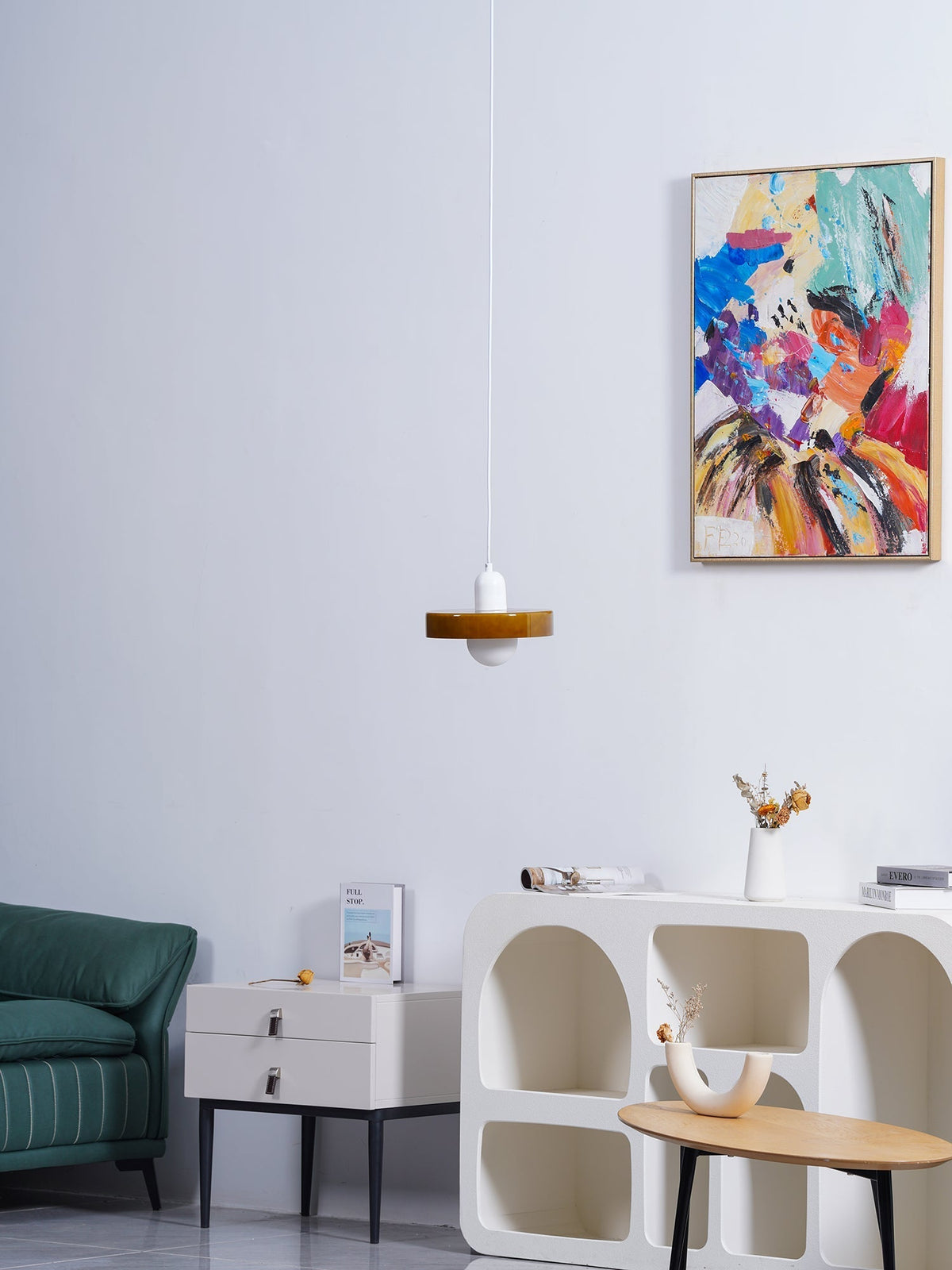 Elegant Glass LED Ceiling Light Fixture