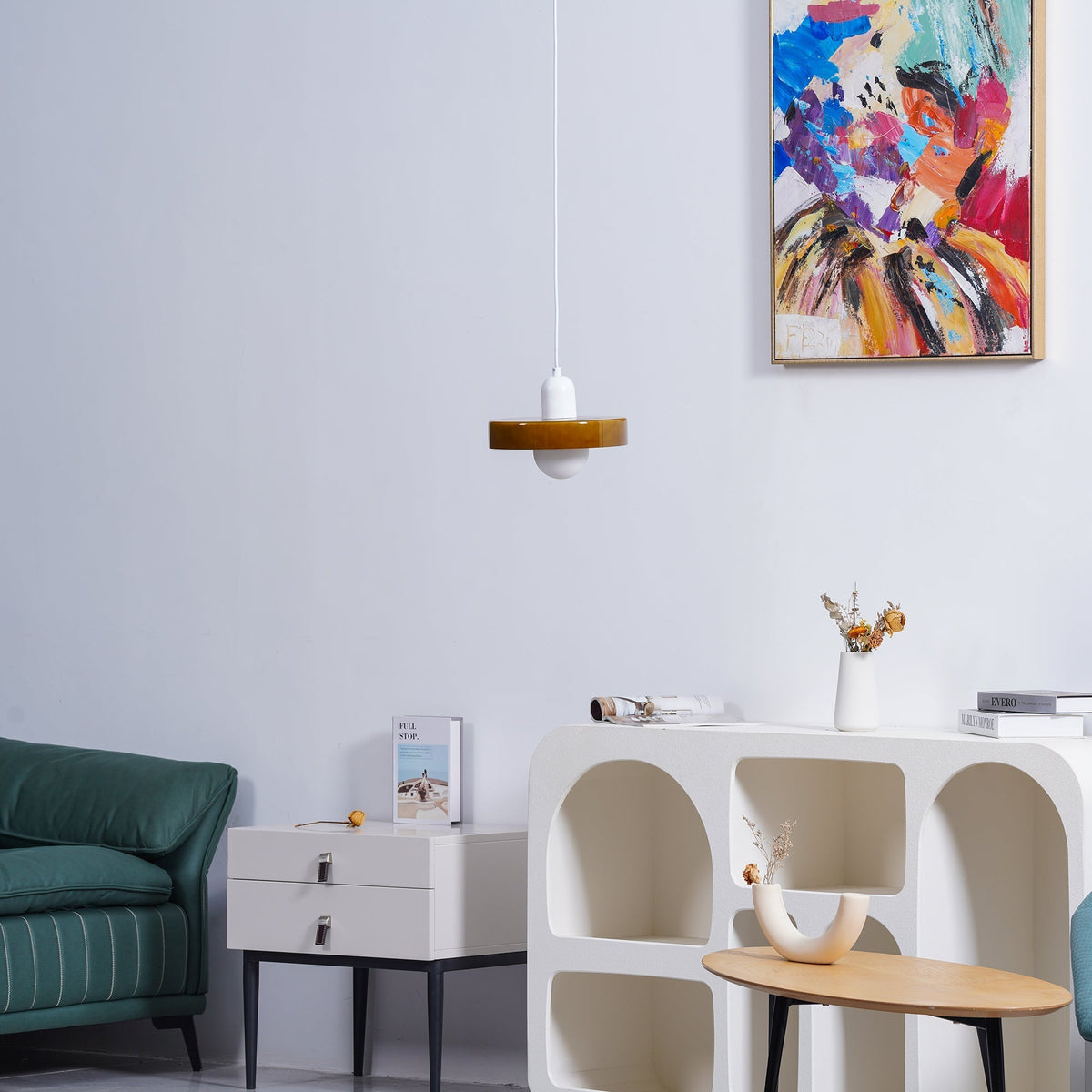 Elegant Glass LED Ceiling Light Fixture
