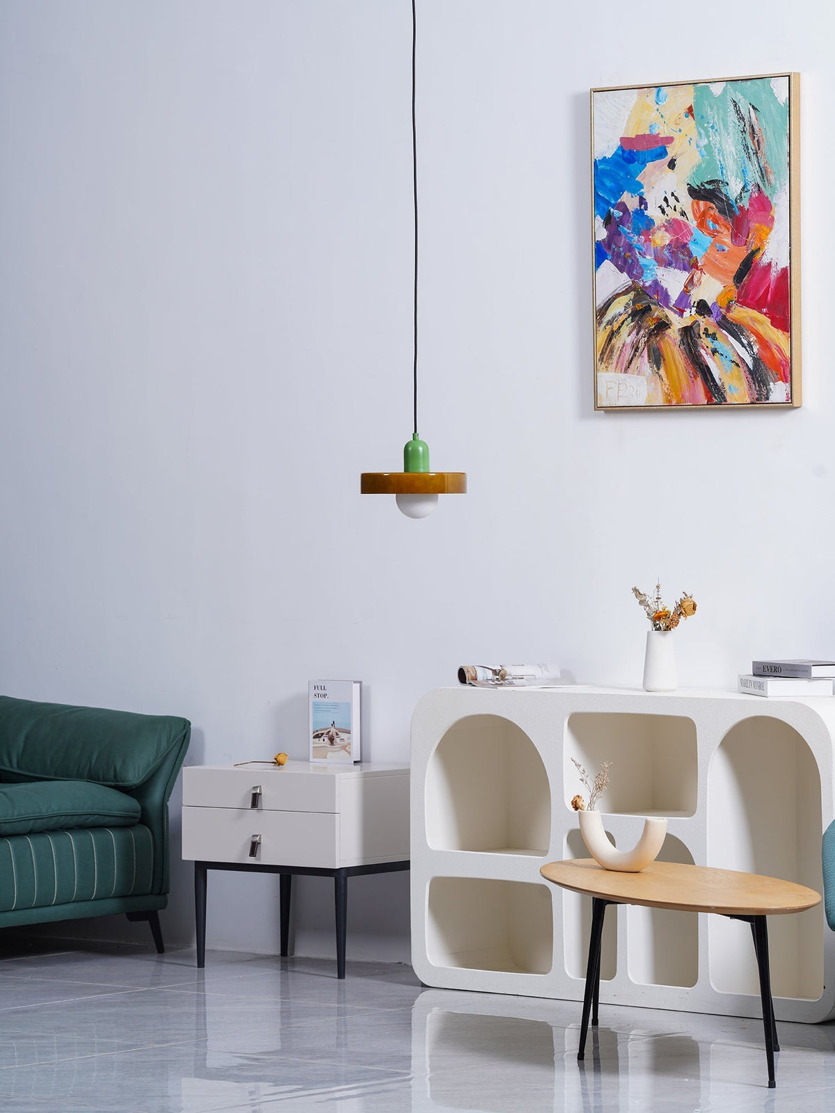 Elegant Glass LED Ceiling Light Fixture