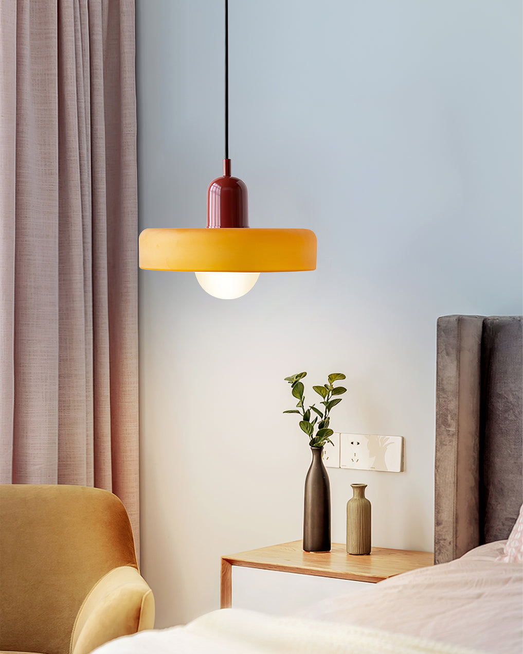 Elegant Glass LED Ceiling Light Fixture
