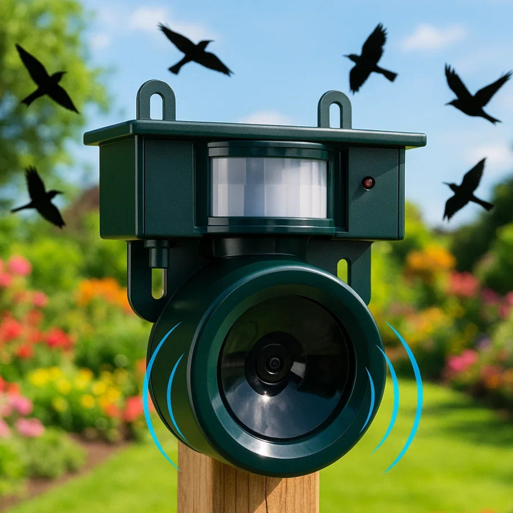 Outdoor Solar Bird Repellent with Motion Sensor - Cofik