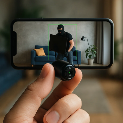 Compact Spy Cam with Audio for Home Security - Cofik