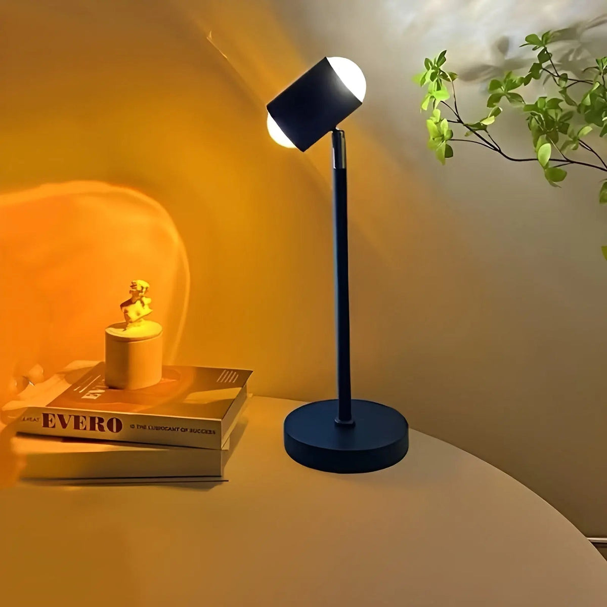Colorful LED Table Lamp with USB Port