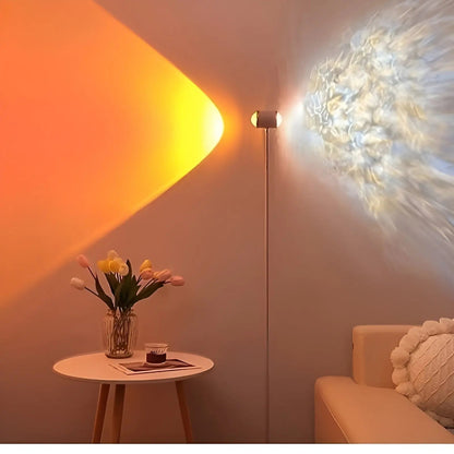 Colorful LED Table Lamp with USB Port