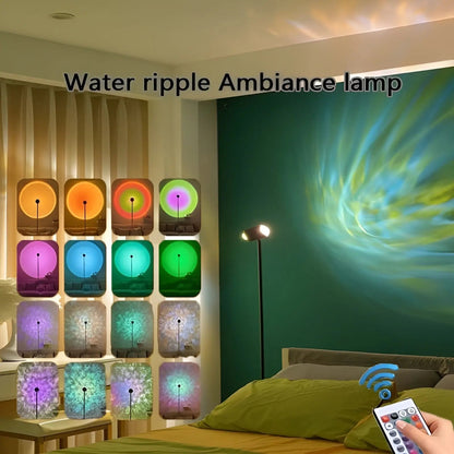 Colorful LED Table Lamp with USB Port