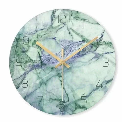 Stylish Marble Effect Wall Clock