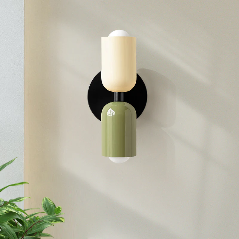 Contemporary Dual Head LED Wall Lamp
