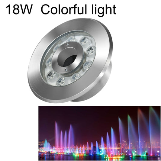 Colorful 18W LED Outdoor Fountain Pool Light - Cofik