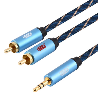 Premium 3.5mm to 2 RCA Gold Audio Cable 5m