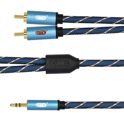 Premium 3.5mm to 2 RCA Gold Audio Cable 5m