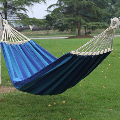 Durable Double Layer Hammock Swing with Curved Steel Bar - Cofik