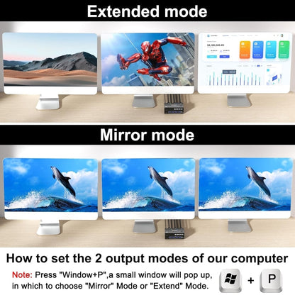 Compact 8K Triple Monitor KVM Switch with USB 3.0