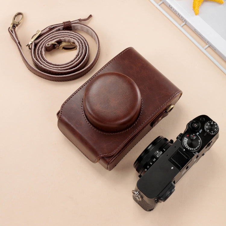 Premium Leather Camera Case Bag for FUJIFILM X100VI
