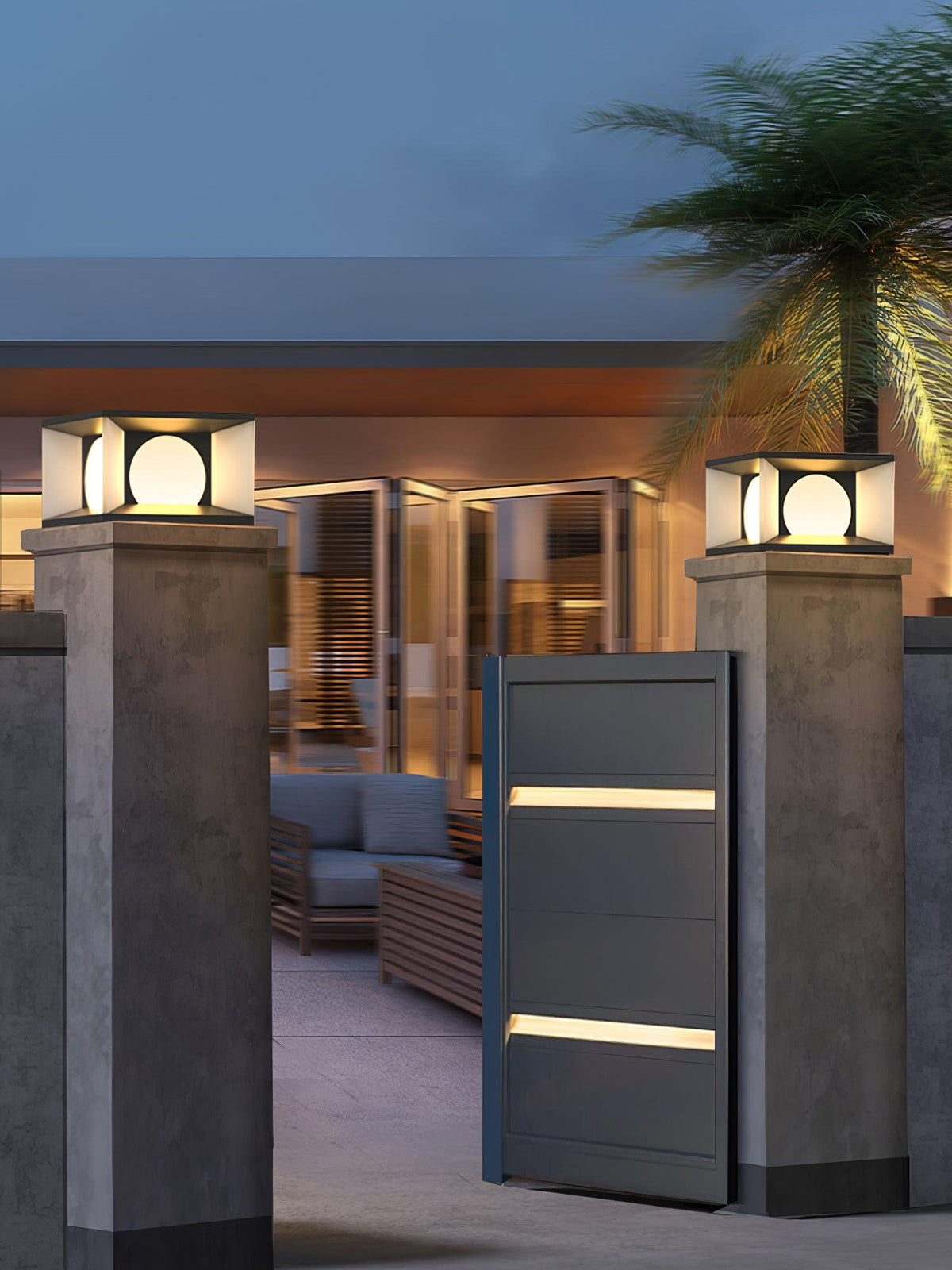 Stylish Garden Post Lamp