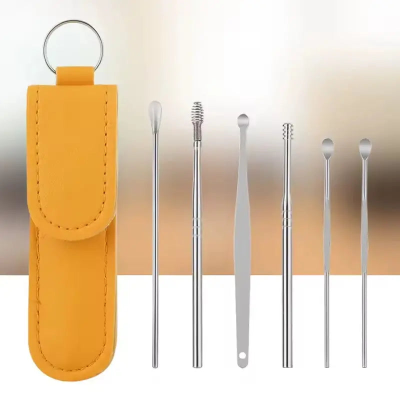 Premium Metal Ear Cleaner Kit - Safe & Gentle Care