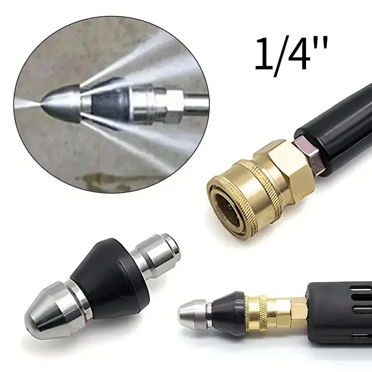Heavy Duty Pipe Cleaner Nozzle with Powerful Water Spray