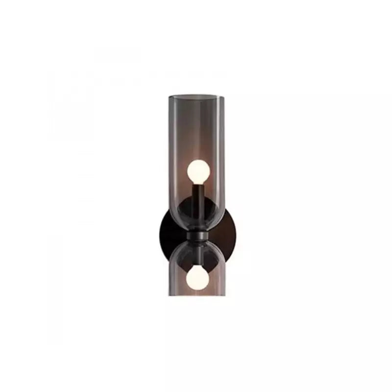 Clear Glass Panel Wall Lamp Fixture