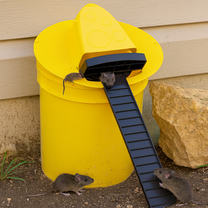 Easy Catch Automatic Mouse Trap Bucket Lid - Cofik
