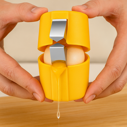 Easy Crack Egg Opener Stainless Steel Tool - Cofik