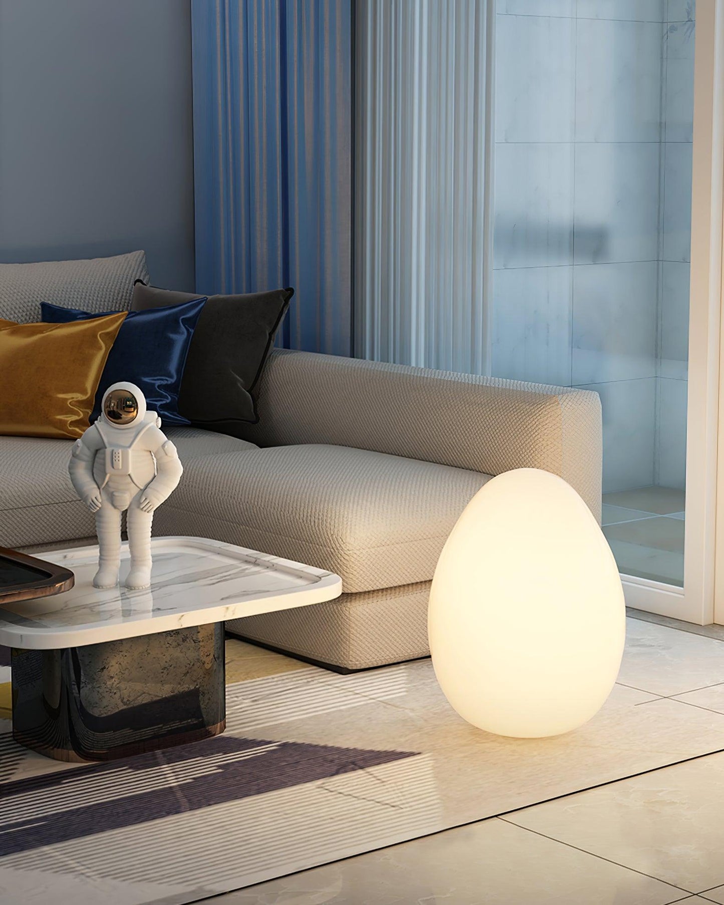 Simple White Desk Lamp