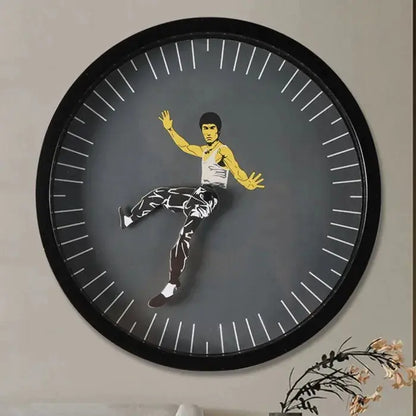 Silent Martial Arts Wall Clock