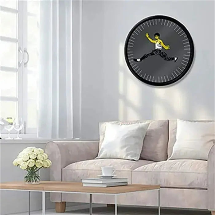 Silent Martial Arts Wall Clock