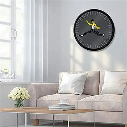 Silent Martial Arts Wall Clock
