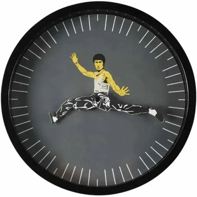 Silent Martial Arts Wall Clock