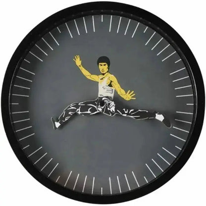 Silent Martial Arts Wall Clock