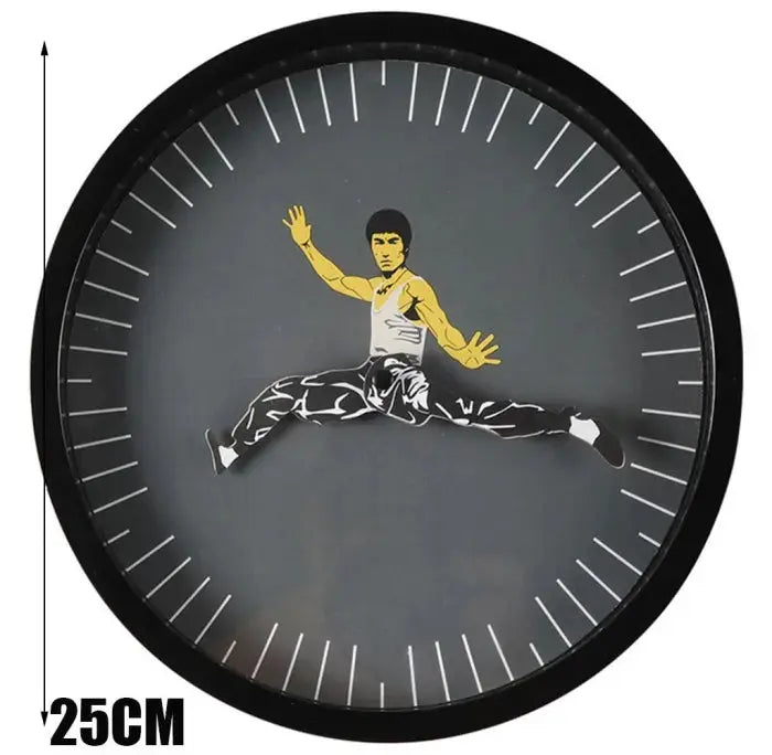 Silent Martial Arts Wall Clock