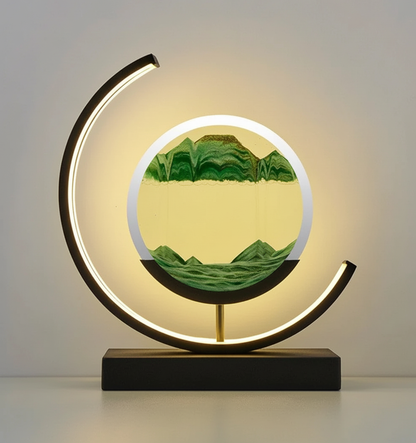 Warm Ambient Table Light with Soft Glow