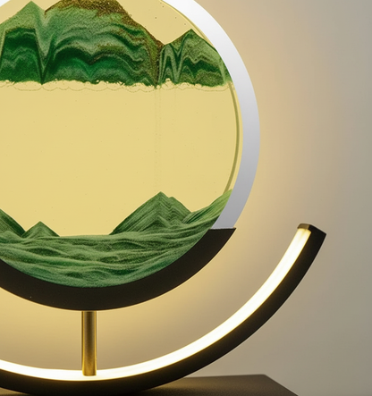 Warm Ambient Table Light with Soft Glow