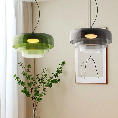 Elegant Glass Pendant Lamp for Dining Room