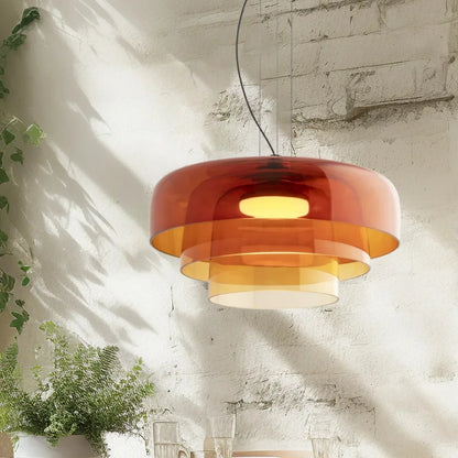 Elegant Glass Pendant Lamp for Dining Room