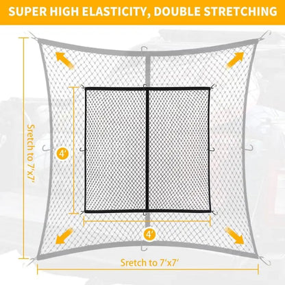 Durable Travel Bag Net with Strong Clips