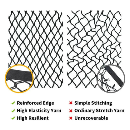 Durable Travel Bag Net with Strong Clips