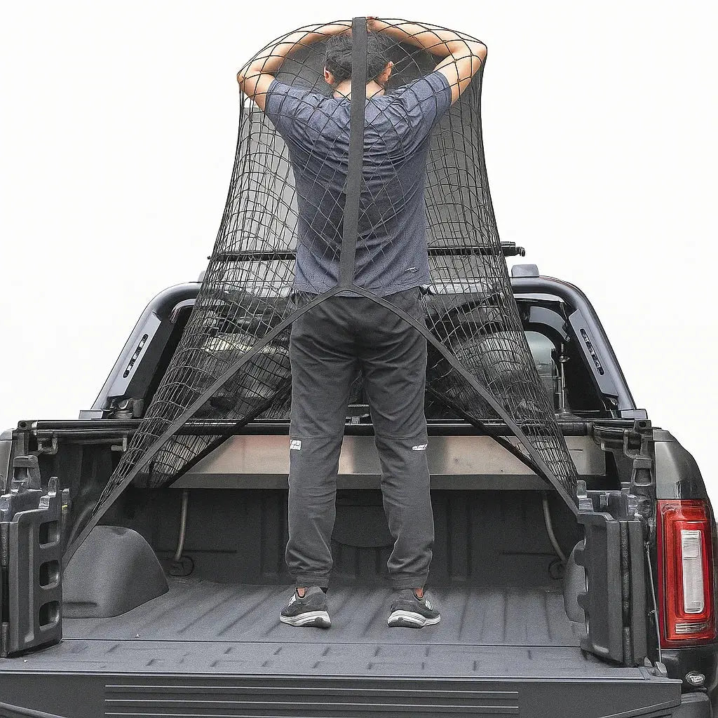 Durable Travel Bag Net with Strong Clips - Cofik
