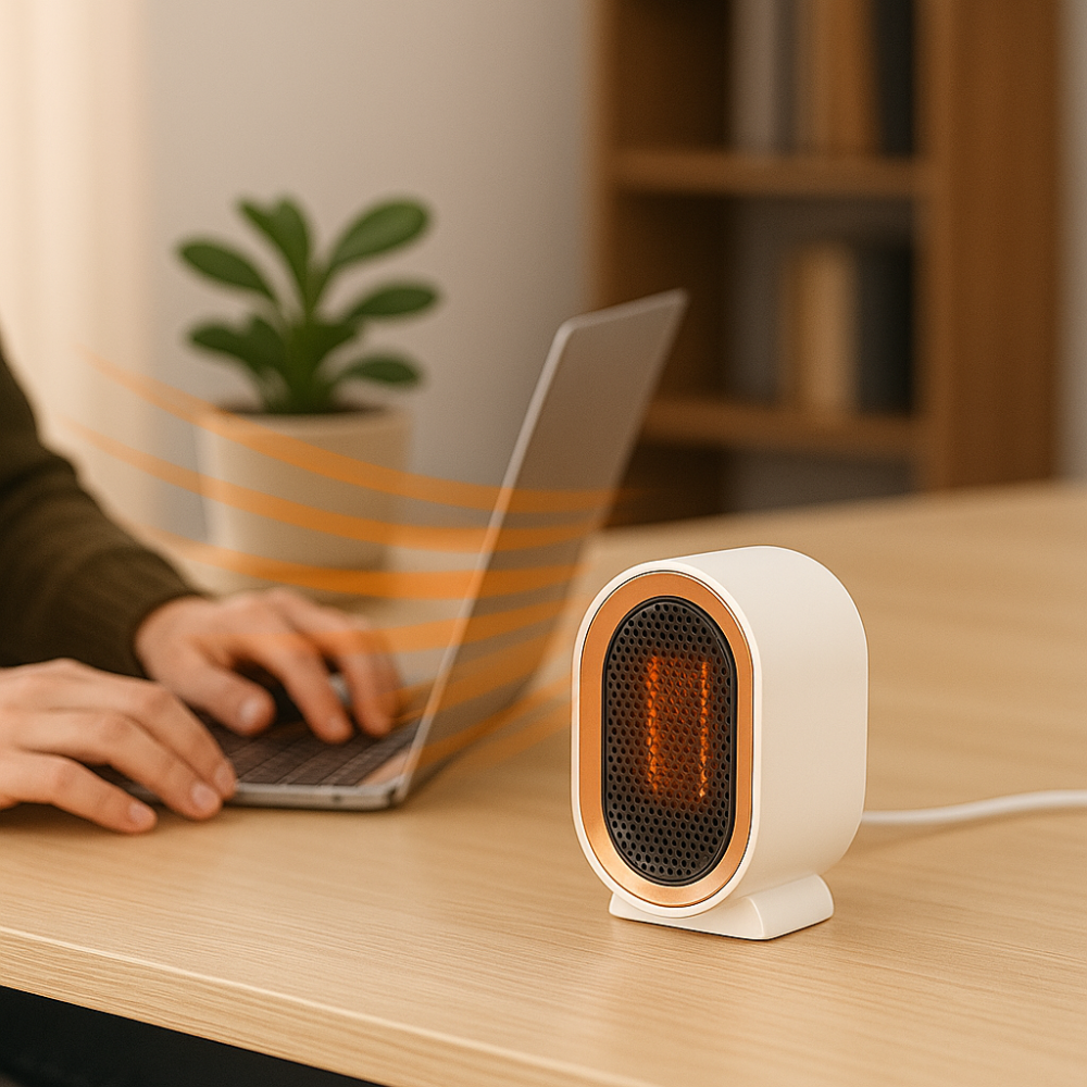 Compact Electric Ceramic Home Space Heater