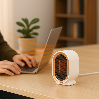 Compact Electric Ceramic Home Space Heater