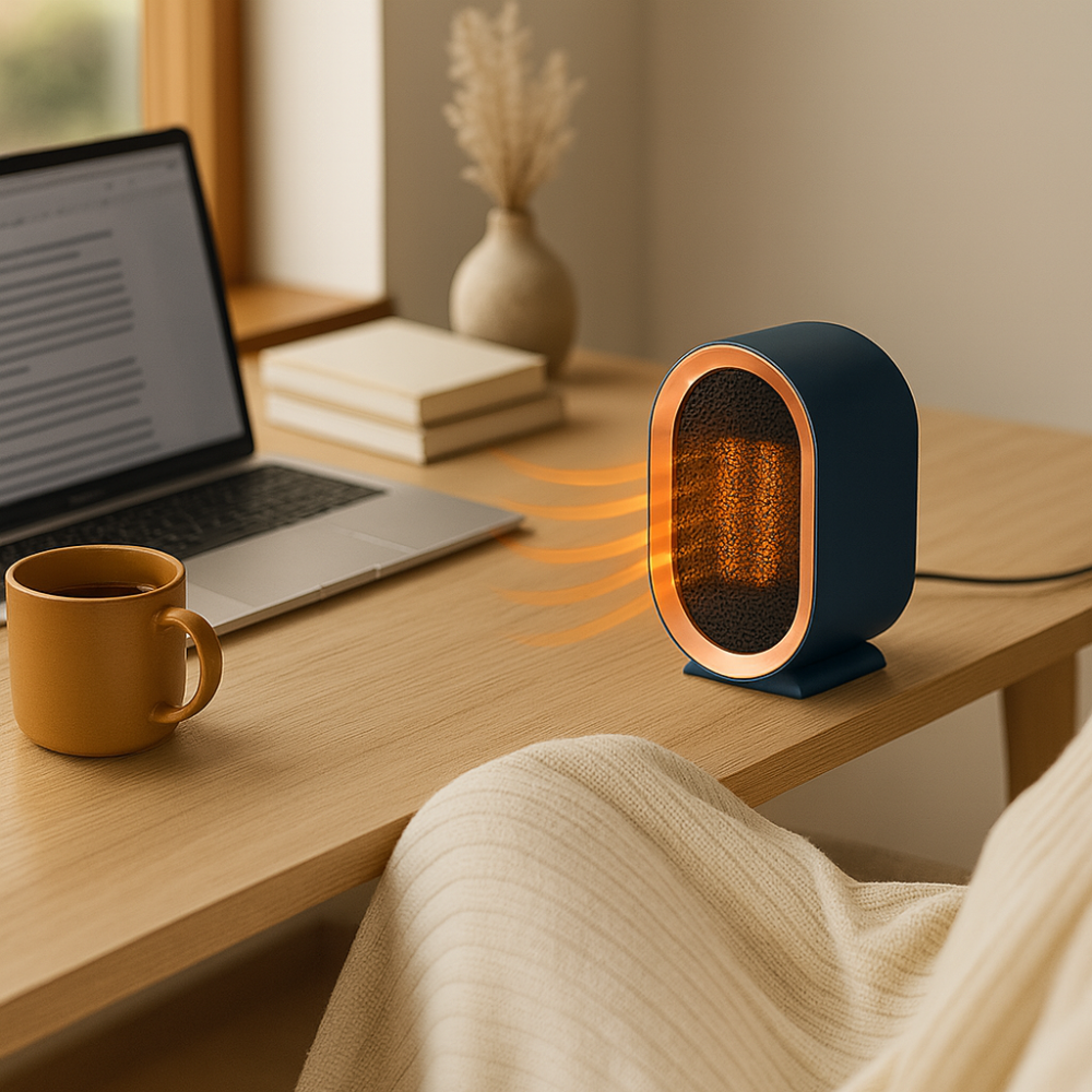 Compact Electric Ceramic Home Space Heater