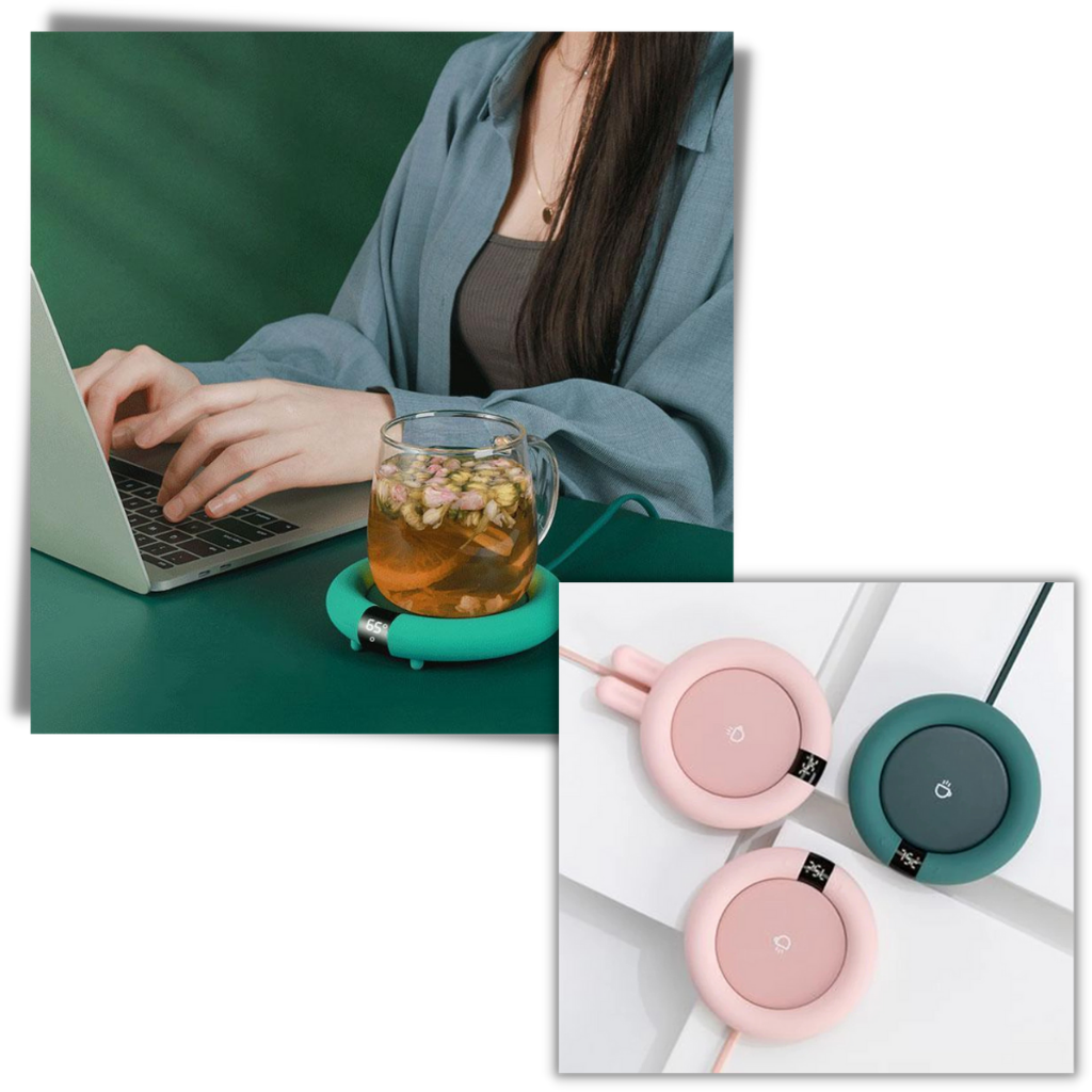 Heated Coffee Cup Warmer Pad