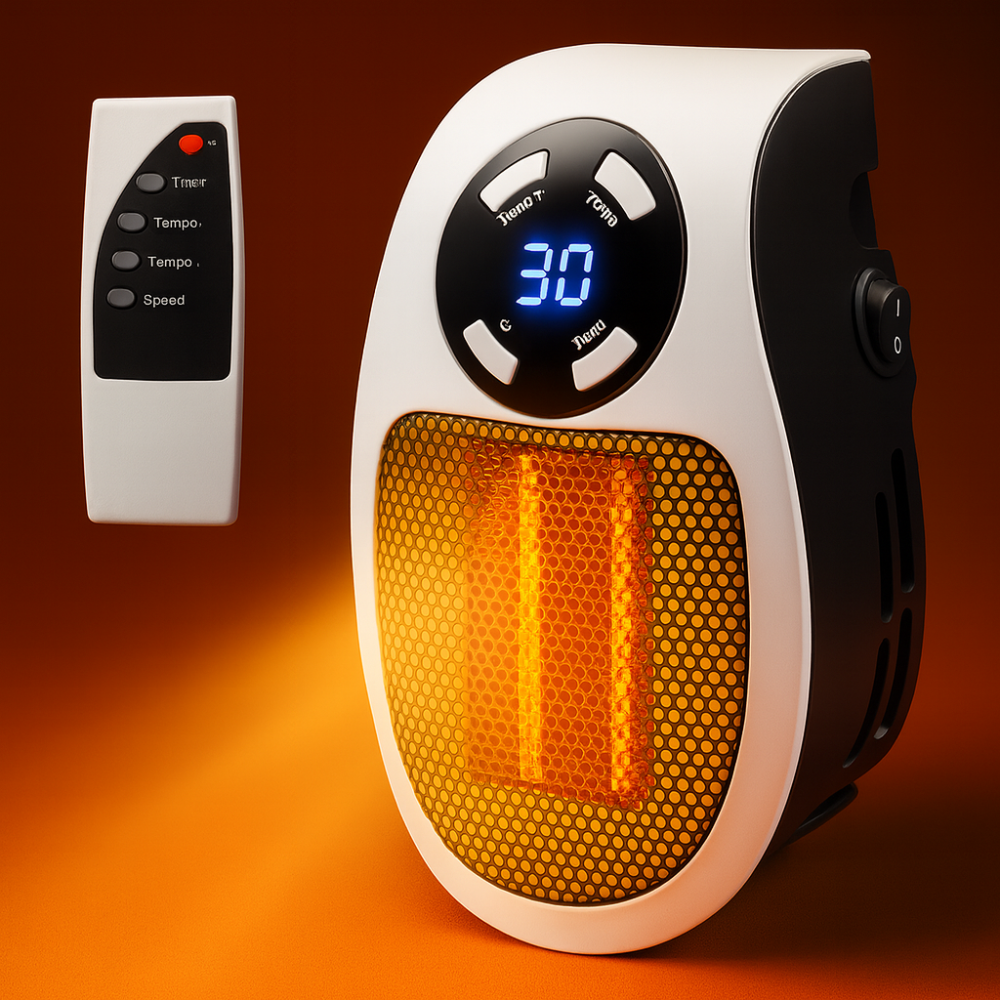 Compact Electric Space Heater with Remote Control - Cofik