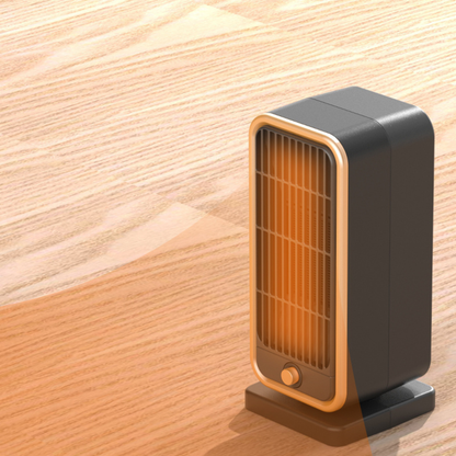 Compact Safe Electric Ceramic Heater with Tip Over Switch