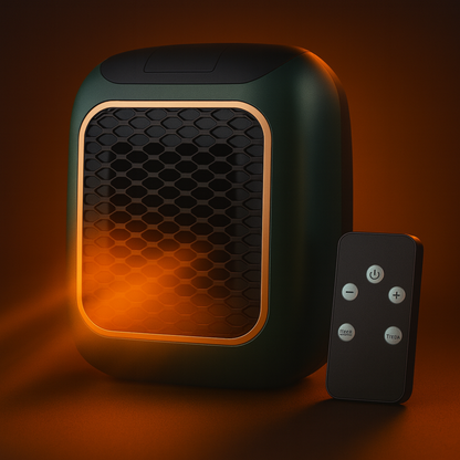 Compact Electric Space Heater for Home