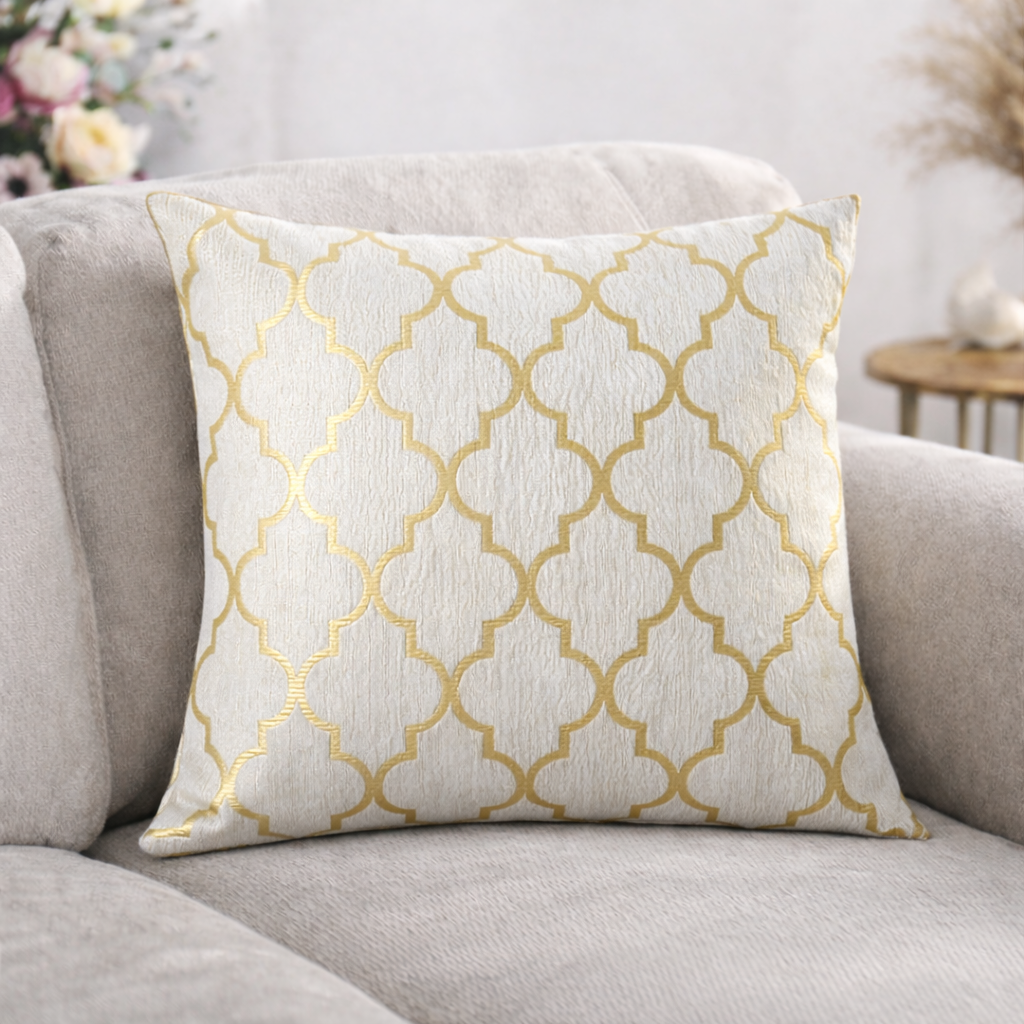 Gold Velvet Decorative Pillow Cover