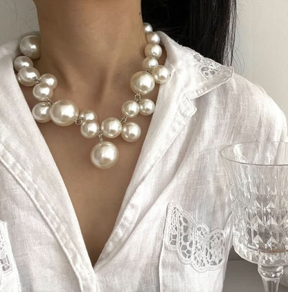 Beautiful Classic Freshwater Pearl Necklace - Cofik