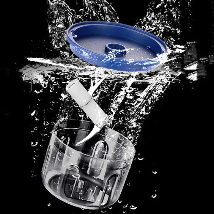 Compact Electric Food Slicer - USB Powered & Easy Use