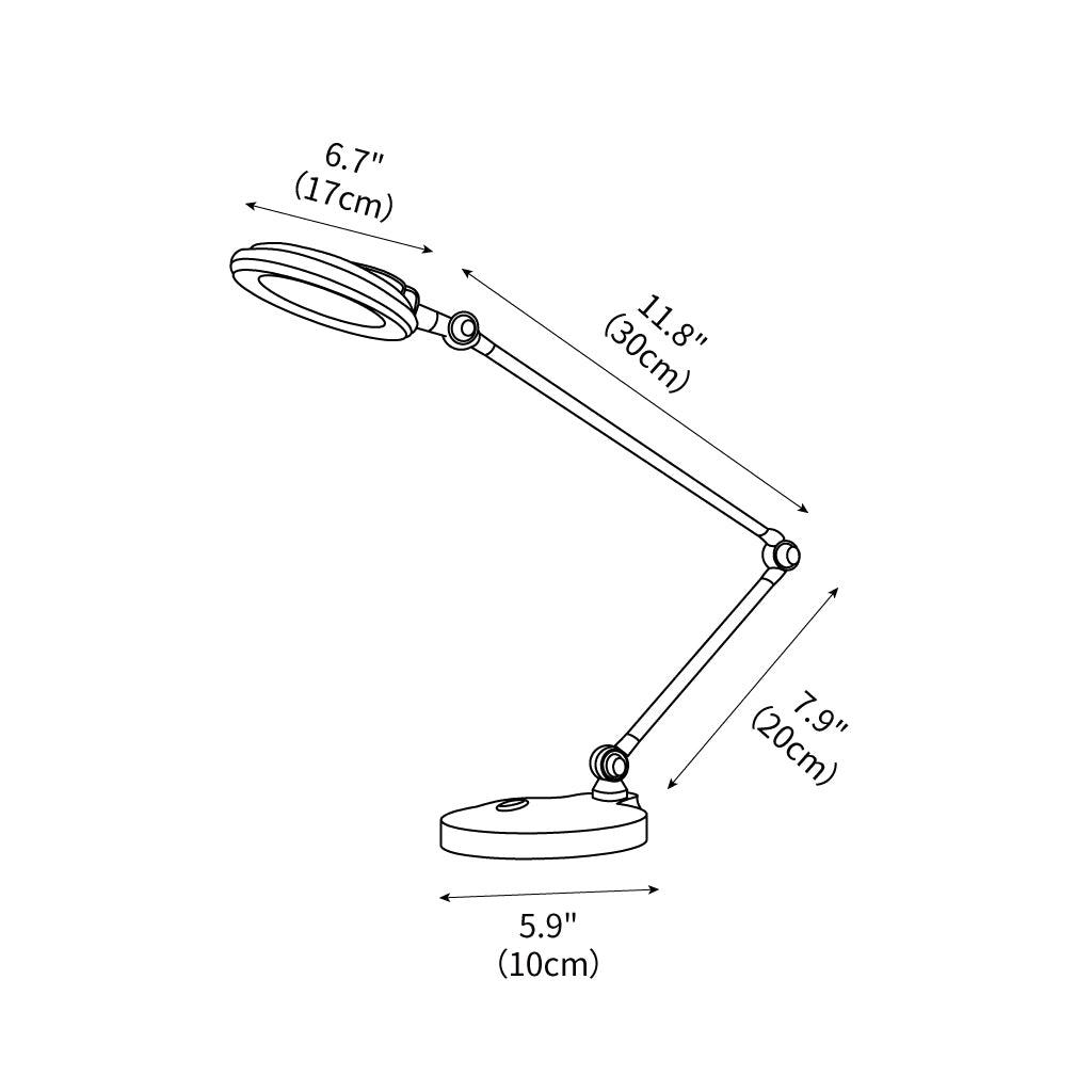 Simple Round Floor Lamp 6.7'
