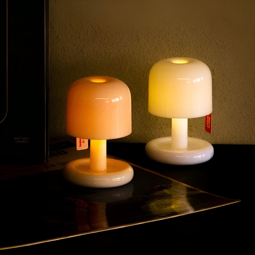 Small Brown Desk Table Lamp